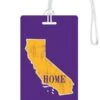 California State Outline My Home Pride - Durable Travel Luggage Tag with ID Strap 2 California State Outline My Home Pride - Durable Travel Luggage Tag with ID Strap -Luggage Pros Store 612 My Home State California Luggage Tag