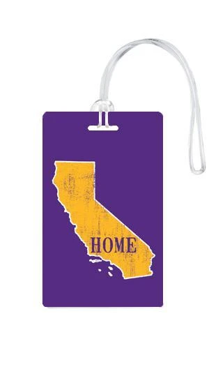 612 My Home State California Luggage Tag 3 612 My Home State California Luggage Tag