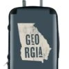 Georgia "My Home State" 20-Inch Hardside Carry-On – Lightweight Spinner Wheel Luggage
