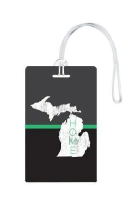 612 My Home State Michigan Luggage Tag 14 612 My Home State Michigan Luggage Tag -Luggage Pros Store 612 My Home State Michigan Luggage Tag 4