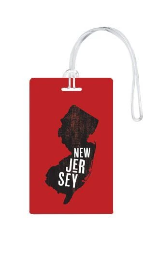 612 My Home State New Jersey Luggage Tag 5 612 My Home State New Jersey Luggage Tag - Image 3