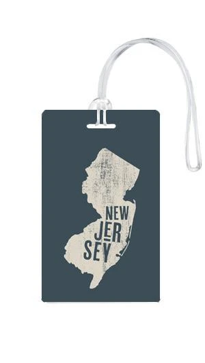612 My Home State New Jersey Luggage Tag 9 612 My Home State New Jersey Luggage Tag - Image 7