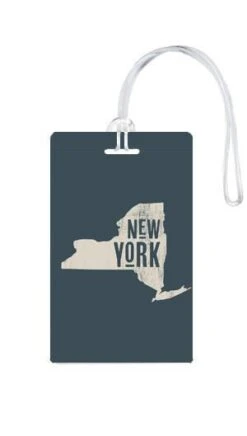 612 My Home State New York Luggage Tag -Luggage Pros Store 612 My Home State New York Luggage Tag 3