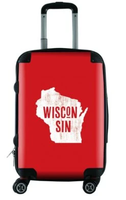 612 My Home State Wisconsin 20" Carry-On 12 612 My Home State Wisconsin 20" Carry-On -Luggage Pros Store 612 My Home State Wisconsin 20 Carry On 3