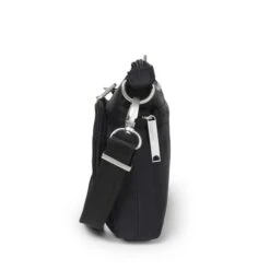 Baggallini Heather Charcoal Anti-Theft Memento Crossbody Bag – Securtex RFID Travel Purse -Luggage Pros Store Baggallini Anti Theft Memento Crossbody Bagg 5