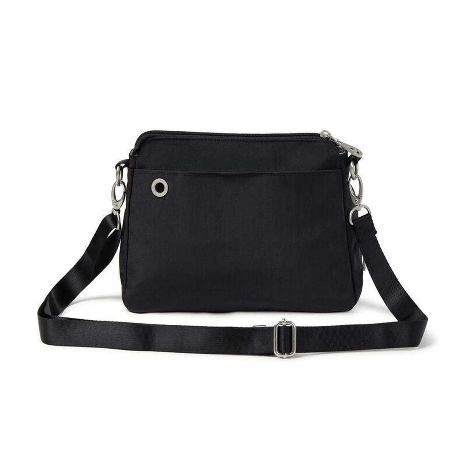 Baggallini Calais Crossbody Bag in Black - RFID Protected Nylon Travel Handbag 6 Baggallini Calais Crossbody Bag in Black - RFID Protected Nylon Travel Handbag - Image 4