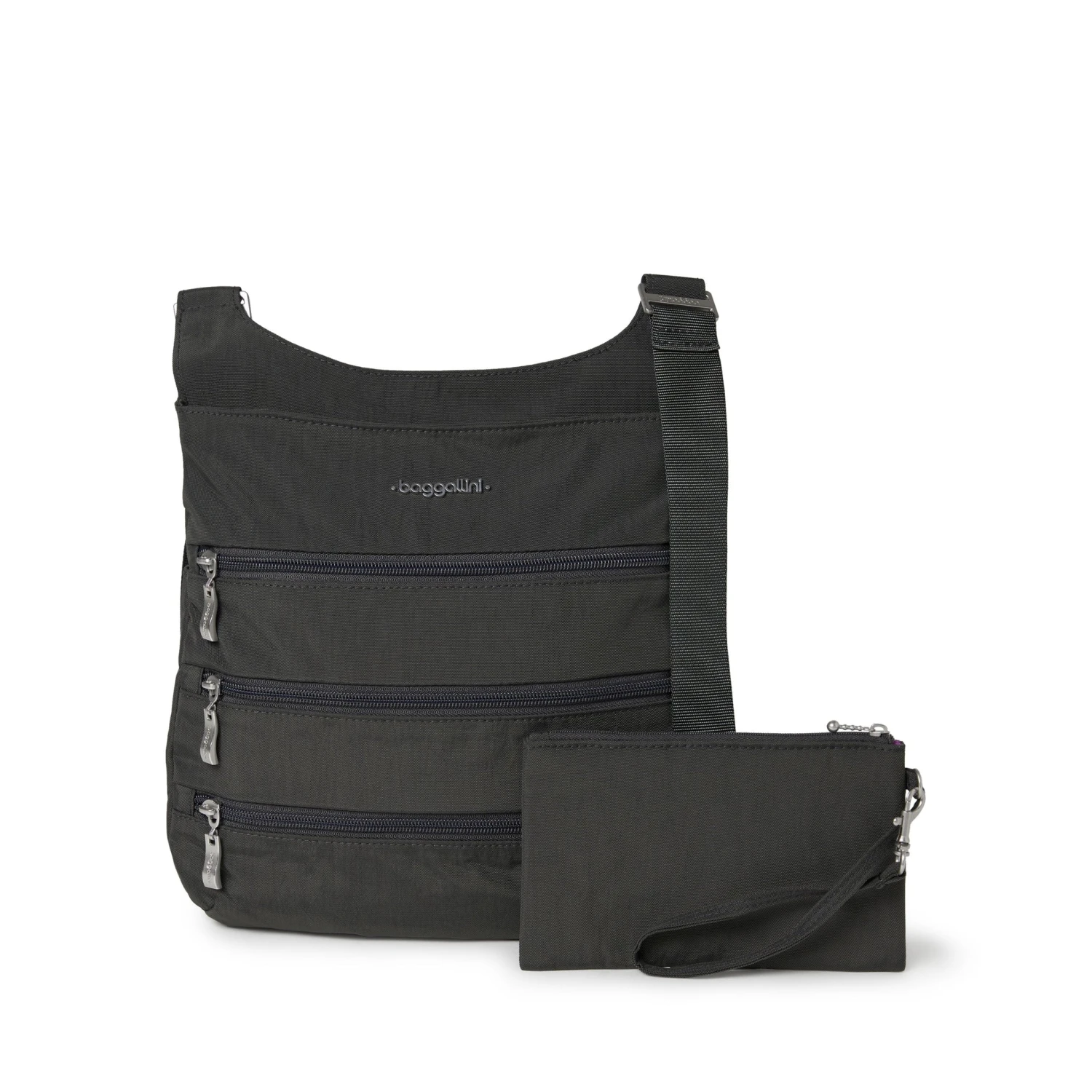 Baggallini Legacy Zipper Bagg with RFID Protection – Slim Lightweight Crossbody Travel Purse 3 Baggallini Legacy Zipper Bagg with RFID Protection – Slim Lightweight Crossbody Travel Purse