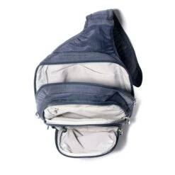 Baggallini Black Securtex Anti-Theft Triple Zip Sling – Lightweight Crossbody Backpack 20 Baggallini Black Securtex Anti-Theft Triple Zip Sling – Lightweight Crossbody Backpack -Luggage Pros Store Baggallini Securtex Anti Theft Triple Zip Sling 7