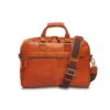 Bosca Dolce Dark Brown Italian Leather Single Gusset Stringer Briefcase – 16" Laptop Bag -Luggage Pros Store Bosca Dolce Italia Single Gusset Stringer