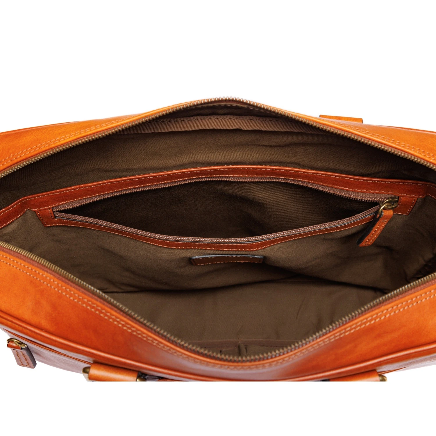 Bosca Dolce Dark Brown Italian Leather Single Gusset Stringer Briefcase – 16" Laptop Bag 14 Bosca Dolce Dark Brown Italian Leather Single Gusset Stringer Briefcase – 16" Laptop Bag - Image 12