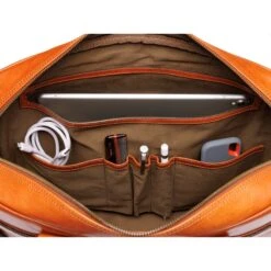 Bosca Dolce Dark Brown Italian Leather Single Gusset Stringer Briefcase – 16" Laptop Bag 34 Bosca Dolce Dark Brown Italian Leather Single Gusset Stringer Briefcase – 16" Laptop Bag -Luggage Pros Store Bosca Dolce Italia Single Gusset Stringer 13