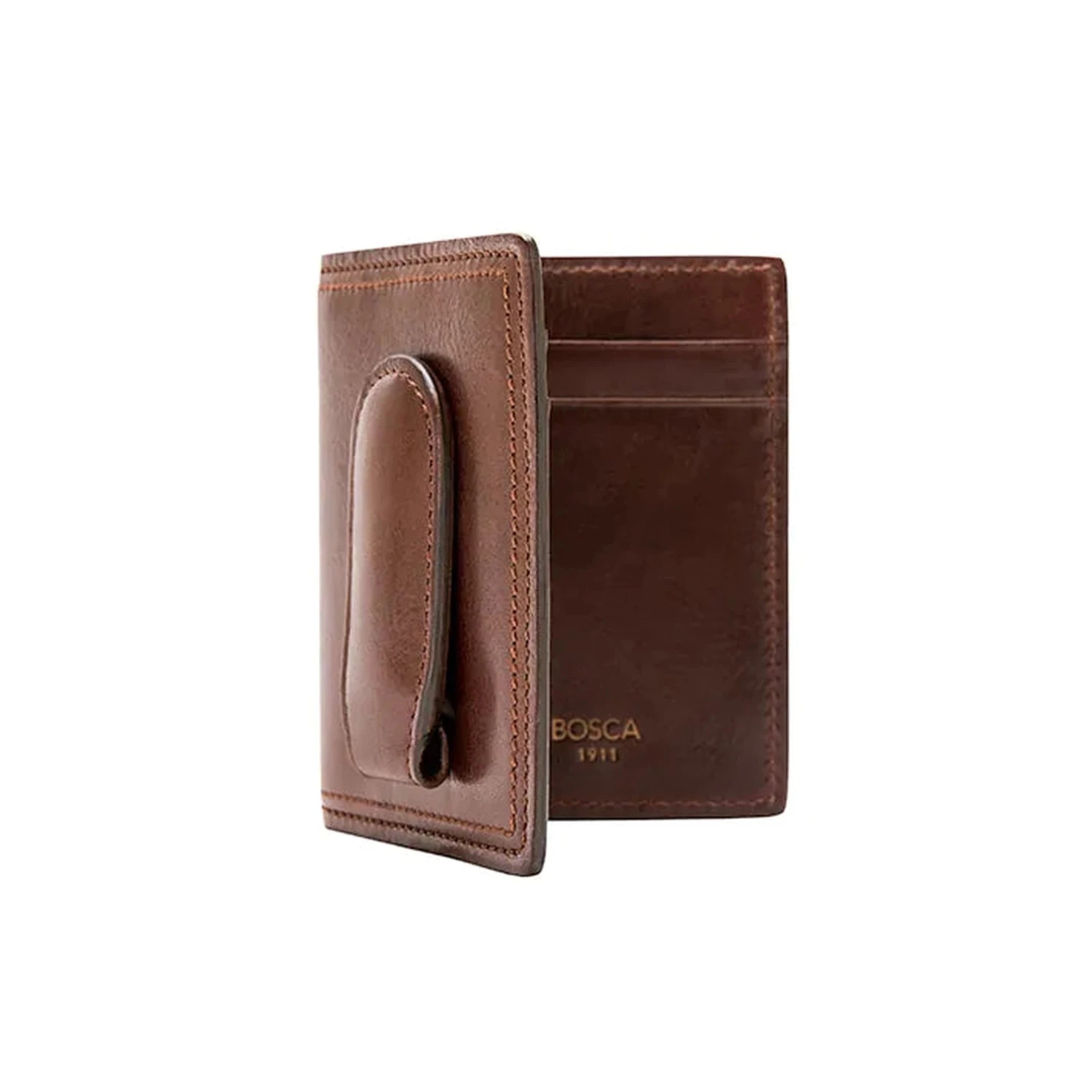 Bosca Dolce Leather Deluxe Front Pocket Wallet With Magnetic Clip 4 Bosca Dolce Leather Deluxe Front Pocket Wallet With Magnetic Clip - Image 2