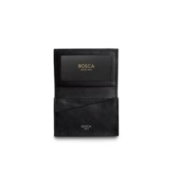 Bosca Nappa Leather Full Gusset, 2 Pocket Card Case With ID -Luggage Pros Store Bosca Nappa Leather Full Gusset 2 Pocket Card Case with ID 4