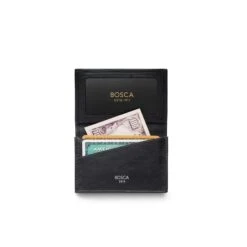 Bosca Nappa Leather Full Gusset, 2 Pocket Card Case With ID -Luggage Pros Store Bosca Nappa Leather Full Gusset 2 Pocket Card Case with ID 5