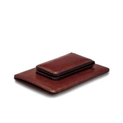 Bosca Old Leather Deluxe Front Pocket Wallet - RFID Blocking Minimalist Magnetic Money Clip -Luggage Pros Store Bosca Old Leather Deluxe Front Pocket Wallet 4