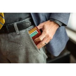 Bosca Old Leather Deluxe Front Pocket Wallet - RFID Blocking Minimalist Magnetic Money Clip -Luggage Pros Store Bosca Old Leather Deluxe Front Pocket Wallet 8