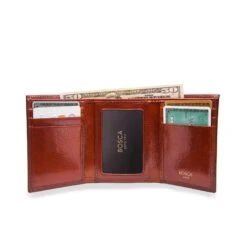 Bosca Old Leather Double ID Trifold Wallet – RFID Blocking Hand-Stained Italian Leather 14 Bosca Old Leather Double ID Trifold Wallet – RFID Blocking Hand-Stained Italian Leather -Luggage Pros Store Bosca Old Leather Double ID Trifold Wallet 6