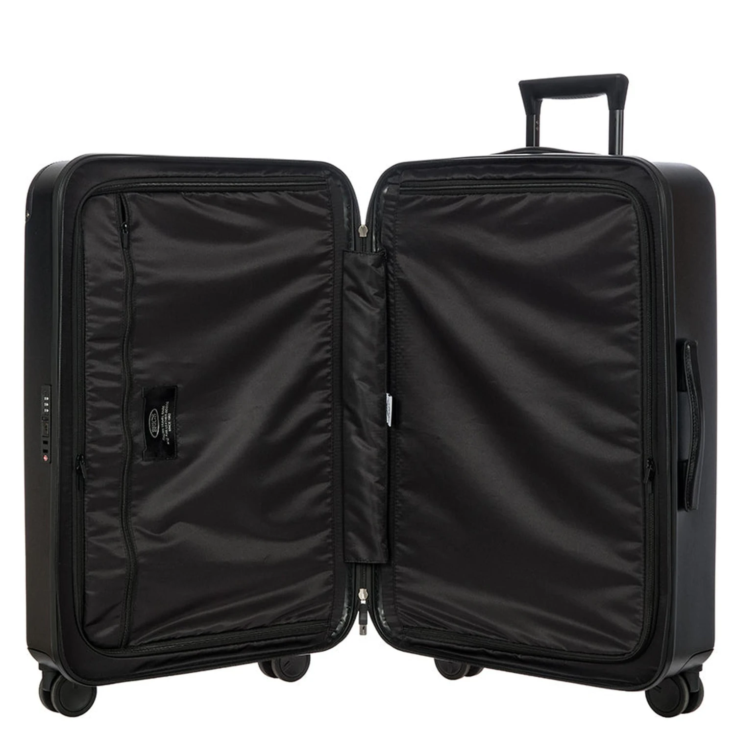 Bric's Amalfi 27" Medium Checked Spinner - Recycled Polycarbonate Hardside Luggage with Leather Trim 17 Bric's Amalfi 27" Medium Checked Spinner - Recycled Polycarbonate Hardside Luggage with Leather Trim - Image 15