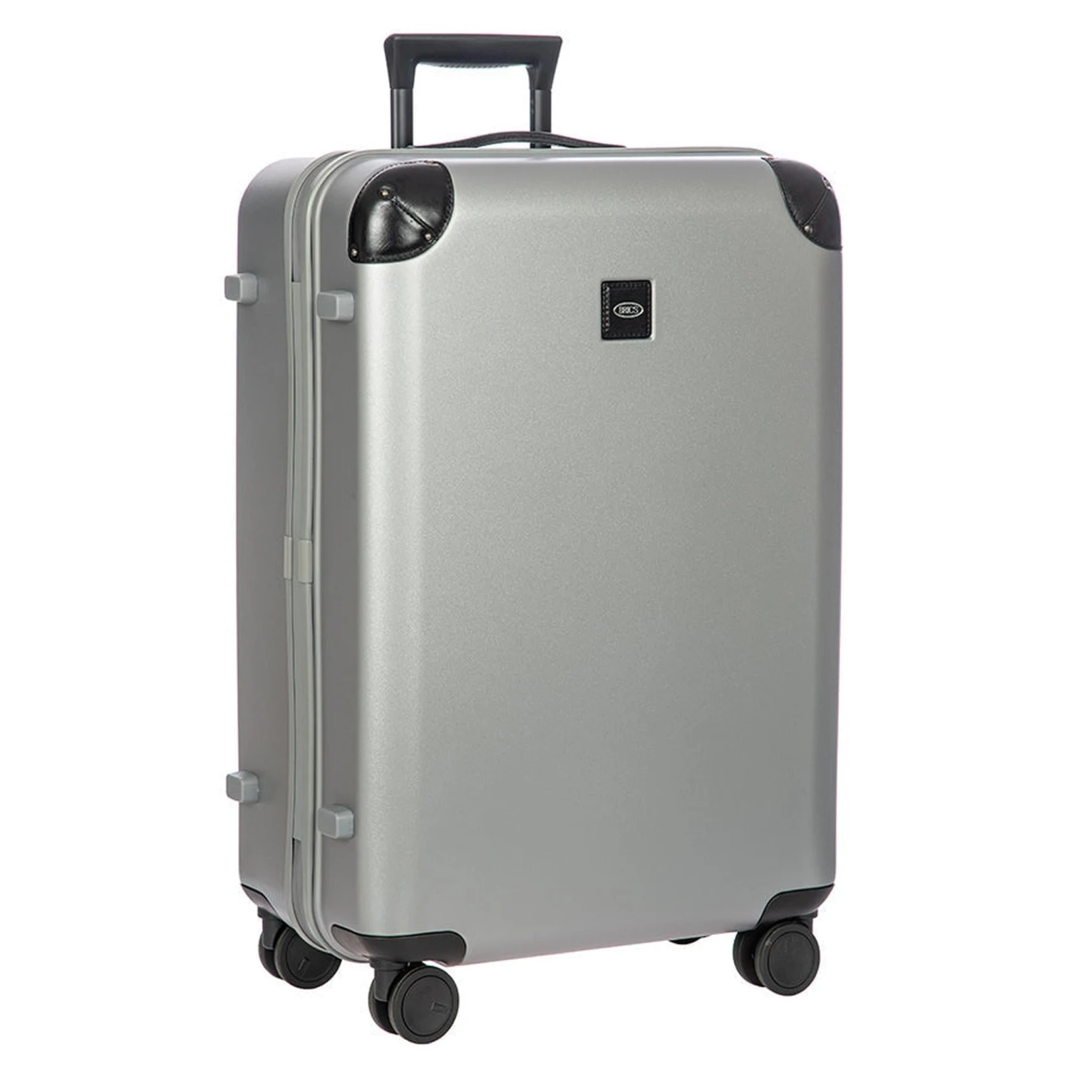Bric's Amalfi 27" Medium Checked Spinner - Recycled Polycarbonate Hardside Luggage with Leather Trim 4 Bric's Amalfi 27" Medium Checked Spinner - Recycled Polycarbonate Hardside Luggage with Leather Trim - Image 2