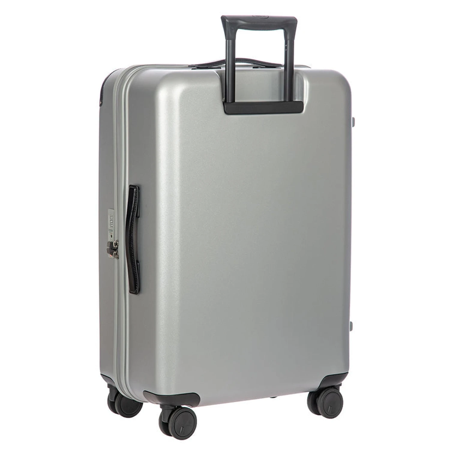 Bric's Amalfi 27" Medium Checked Spinner - Recycled Polycarbonate Hardside Luggage with Leather Trim 5 Bric's Amalfi 27" Medium Checked Spinner - Recycled Polycarbonate Hardside Luggage with Leather Trim - Image 3