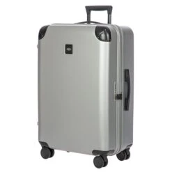 Bric's Amalfi 27" Medium Checked Spinner - Recycled Polycarbonate Hardside Luggage with Leather Trim 28 Bric's Amalfi 27" Medium Checked Spinner - Recycled Polycarbonate Hardside Luggage with Leather Trim -Luggage Pros Store Brics Amalfi 27 Checked Spinner 7