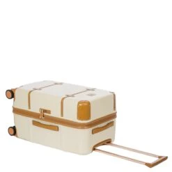 Brics Bellagio 2.0 25" Trolley Baule – Leather Trimmed Luxury Spinner Trunk -Luggage Pros Store Brics Bellagio 2 0 25 Trolley Baule 15