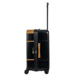 Brics Bellagio 2.0 25" Trolley Baule – Leather Trimmed Luxury Spinner Trunk -Luggage Pros Store Brics Bellagio 2 0 25 Trolley Baule 19