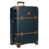 Brics Bellagio 3.0 30" Expandable Spinner Trunk - Cream with Tan Leather Trim 2 Brics Bellagio 3.0 30" Expandable Spinner Trunk - Cream with Tan Leather Trim -Luggage Pros Store Brics Bellagio 3 0 30 Spinner Trunk