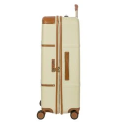 Brics Bellagio 3.0 30" Expandable Spinner Trunk - Cream with Tan Leather Trim -Luggage Pros Store Brics Bellagio 3 0 30 Spinner Trunk 16 13282efd