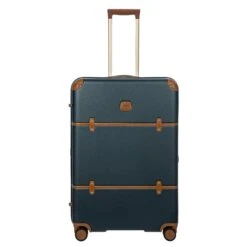 Brics Bellagio 3.0 30" Expandable Spinner Trunk - Cream with Tan Leather Trim -Luggage Pros Store Brics Bellagio 3 0 30 Spinner Trunk 5