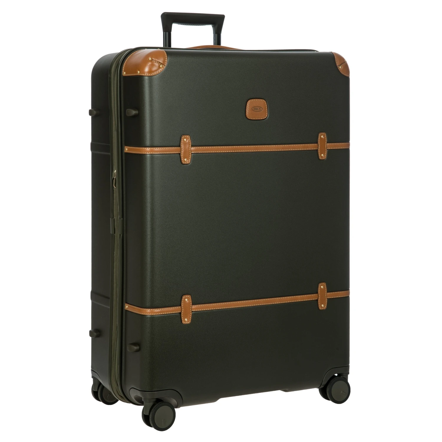 Brics Bellagio 3.0 32-Inch Expandable Spinner Trunk – Luxury Hardside Checked Luggage with Leather Trim 5 Brics Bellagio 3.0 32-Inch Expandable Spinner Trunk – Luxury Hardside Checked Luggage with Leather Trim - Image 3