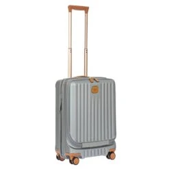 Brics Capri 2.0 21" Spinner with Front Pocket – Light Grey Polycarbonate Carry-On Luggage 34 Brics Capri 2.0 21" Spinner with Front Pocket – Light Grey Polycarbonate Carry-On Luggage -Luggage Pros Store Brics Capri 2 0 21 Spinner with Pocket 14