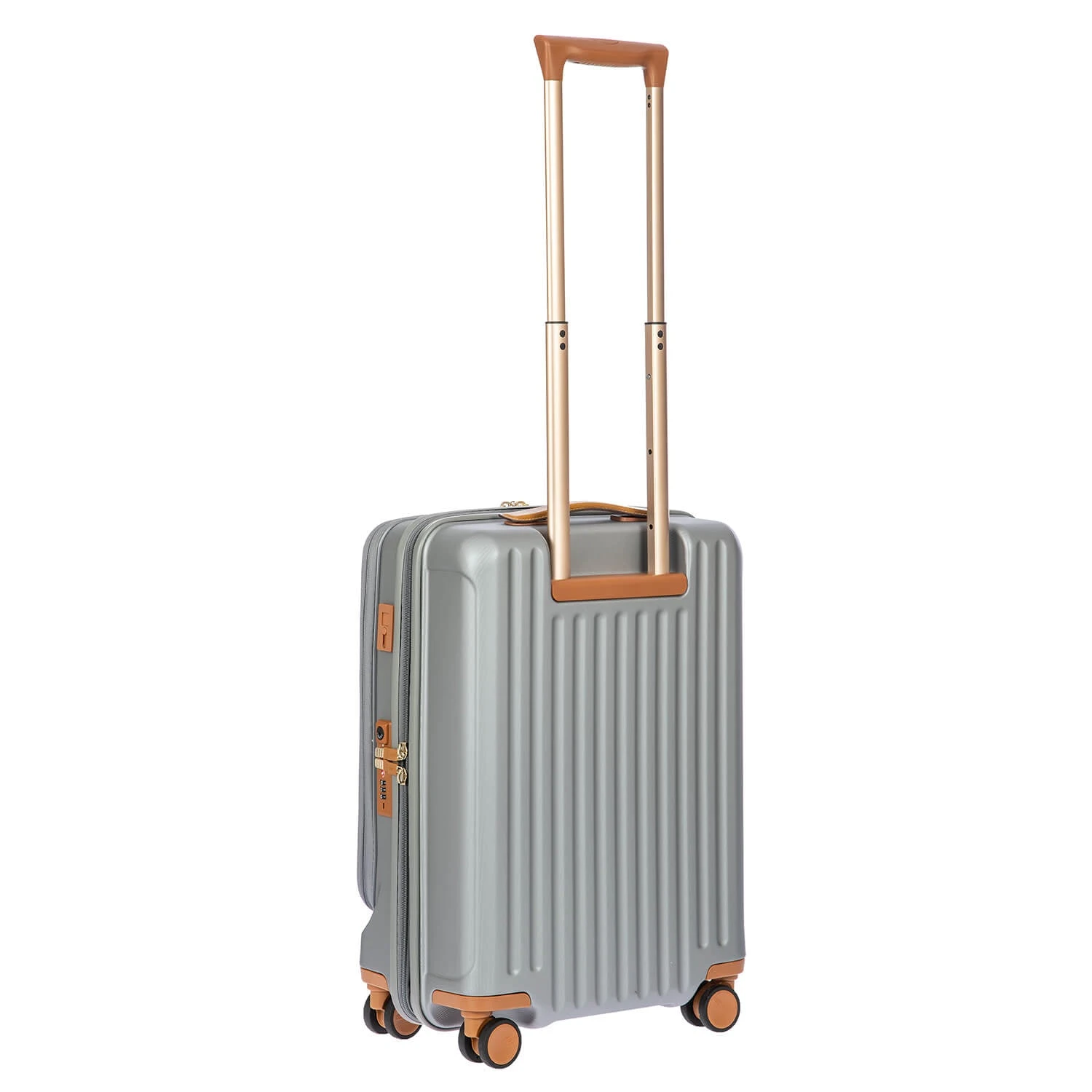 Brics Capri 2.0 21" Spinner with Front Pocket – Light Grey Polycarbonate Carry-On Luggage 17 Brics Capri 2.0 21" Spinner with Front Pocket – Light Grey Polycarbonate Carry-On Luggage - Image 15