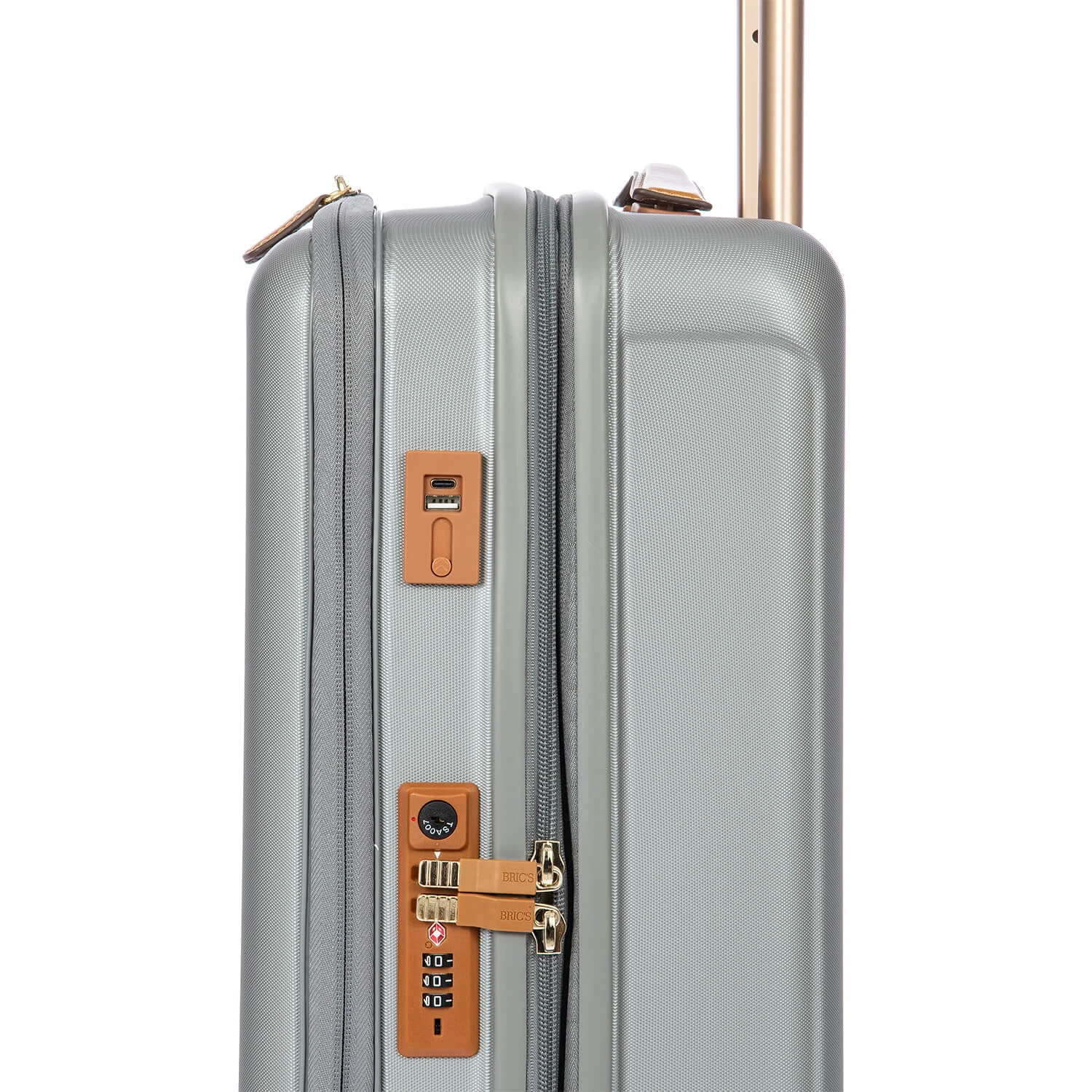 Brics Capri 2.0 21" Spinner with Front Pocket – Light Grey Polycarbonate Carry-On Luggage 21 Brics Capri 2.0 21" Spinner with Front Pocket – Light Grey Polycarbonate Carry-On Luggage - Image 19