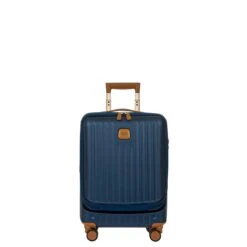 Brics Capri 2.0 21" Spinner with Front Pocket – Light Grey Polycarbonate Carry-On Luggage 24 Brics Capri 2.0 21" Spinner with Front Pocket – Light Grey Polycarbonate Carry-On Luggage -Luggage Pros Store Brics Capri 2 0 21 Spinner with Pocket 4