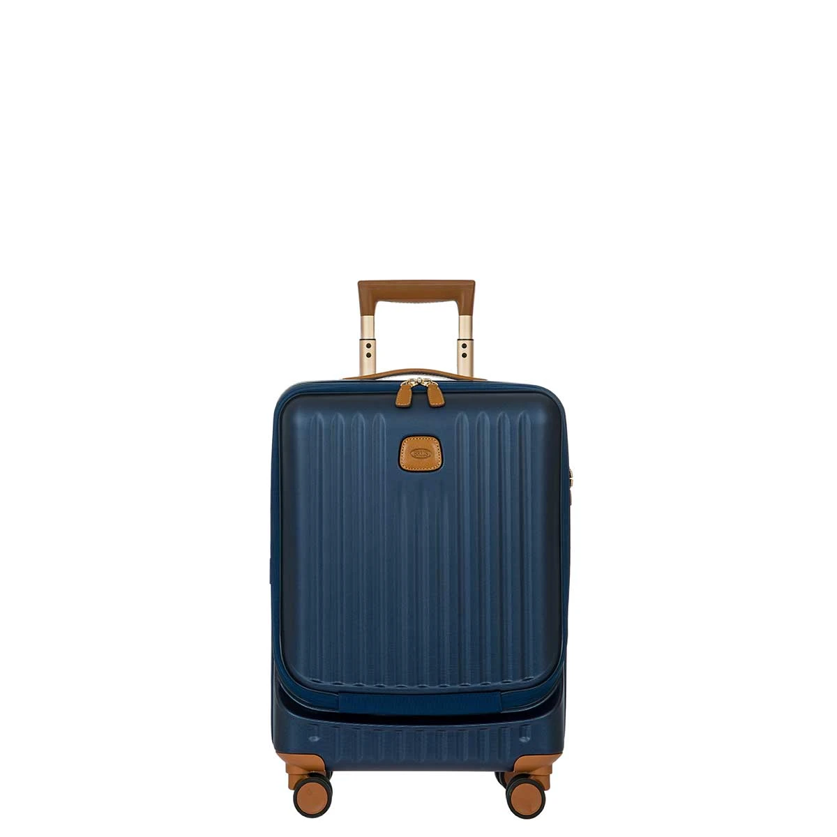 Brics Capri 2.0 21" Spinner with Front Pocket – Light Grey Polycarbonate Carry-On Luggage 6 Brics Capri 2.0 21" Spinner with Front Pocket – Light Grey Polycarbonate Carry-On Luggage - Image 4