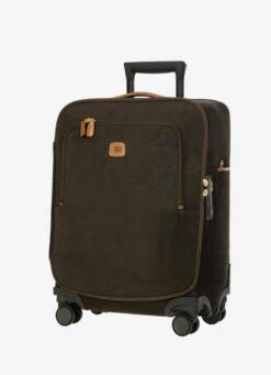 Bric's Life 21" Spinner Carry-On - Italian Suede-Look Spinner Luggage -Luggage Pros Store Brics Life 21 Spinner Compound 6