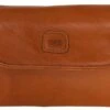 Brics Life Pelle Tuscan Leather Tri-fold Traveler - Cognac Hanging Toiletry Bag 2 Brics Life Pelle Tuscan Leather Tri-fold Traveler - Cognac Hanging Toiletry Bag -Luggage Pros Store Brics Life Pelle Tri fold Traveler