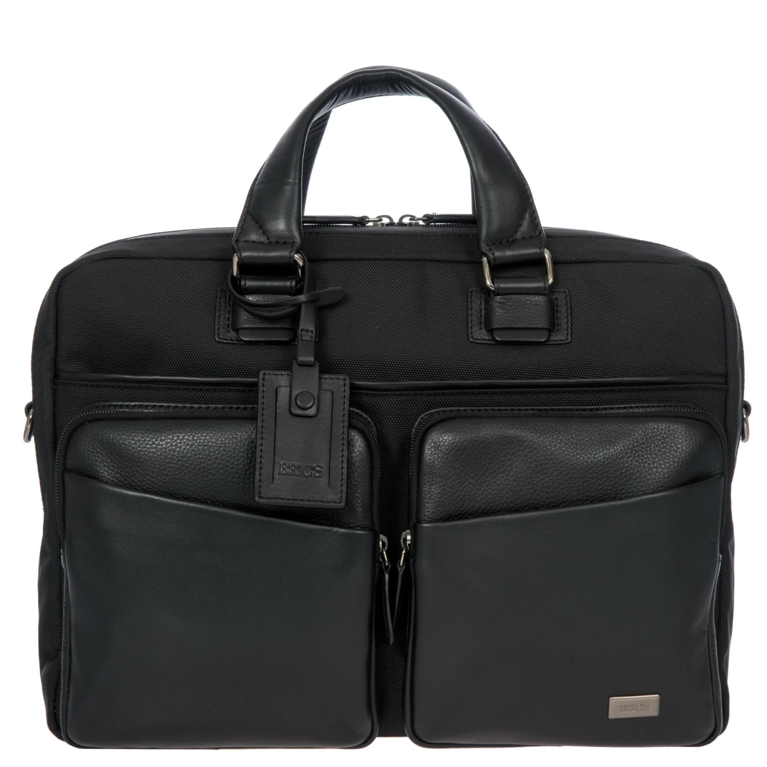 Brics Monza Technical Nylon and Leather Business Briefcase - Laptop & Tablet Laptop Bag 9 Brics Monza Technical Nylon and Leather Business Briefcase - Laptop & Tablet Laptop Bag - Image 7