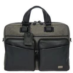 Brics Monza Technical Nylon and Leather Business Briefcase - Laptop & Tablet Laptop Bag 17 Brics Monza Technical Nylon and Leather Business Briefcase - Laptop & Tablet Laptop Bag -Luggage Pros Store Brics Monza Briefcase 8