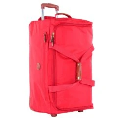 Bric's X-Bag 28-Inch Rolling Duffle - Navy Blue & Tan Leather - Lightweight Waterproof Checked Luggage -Luggage Pros Store Brics X Bag 28 Rolling Duffle 13