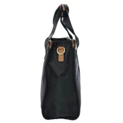 Brics X-Collection Opera Bag S - Black Waterproof Recycled Fabric Tote with Leather Trim -Luggage Pros Store Brics X Collection Opera Bag S 17