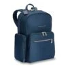 Briggs & Riley Rhapsody 2.0 Navy Micro Weave Nylon Medium Laptop Backpack -Luggage Pros Store Briggs Riley Rhapsody 2 0 Medium Backpack