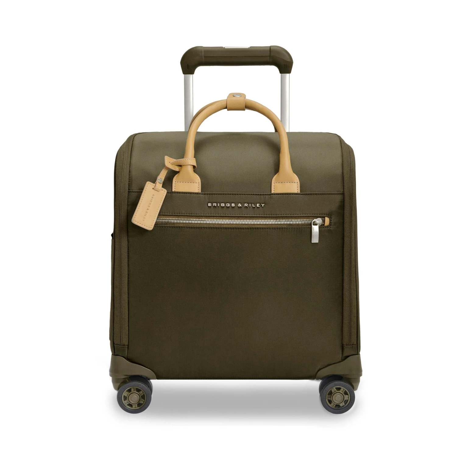 Briggs & Riley Rhapsody 2.0 Micro-Weave Nylon with Leather Accents – Under-Seat Wheeled Spinner Cabin Bag 6 Briggs & Riley Rhapsody 2.0 Micro-Weave Nylon with Leather Accents – Under-Seat Wheeled Spinner Cabin Bag - Image 4