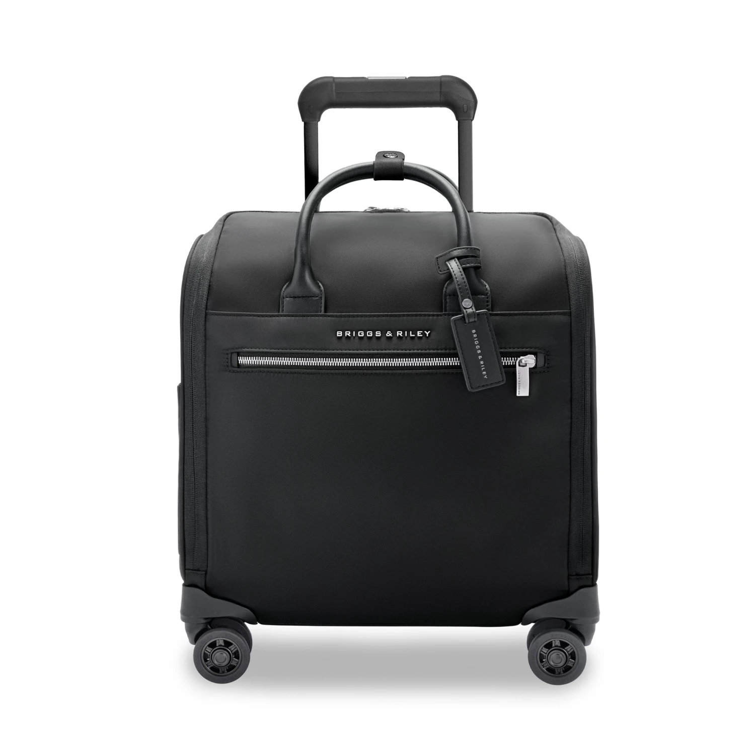 Briggs & Riley Rhapsody 2.0 Micro-Weave Nylon with Leather Accents – Under-Seat Wheeled Spinner Cabin Bag 7 Briggs & Riley Rhapsody 2.0 Micro-Weave Nylon with Leather Accents – Under-Seat Wheeled Spinner Cabin Bag - Image 5