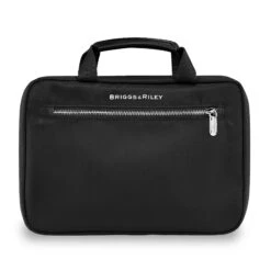 Briggs & Riley Rhapsody Black Hanging Toiletry Kit – Slim Micro-Weave Travel Organizer -Luggage Pros Store Briggs Riley Rhapsody Hanging Toiletry Kit 3