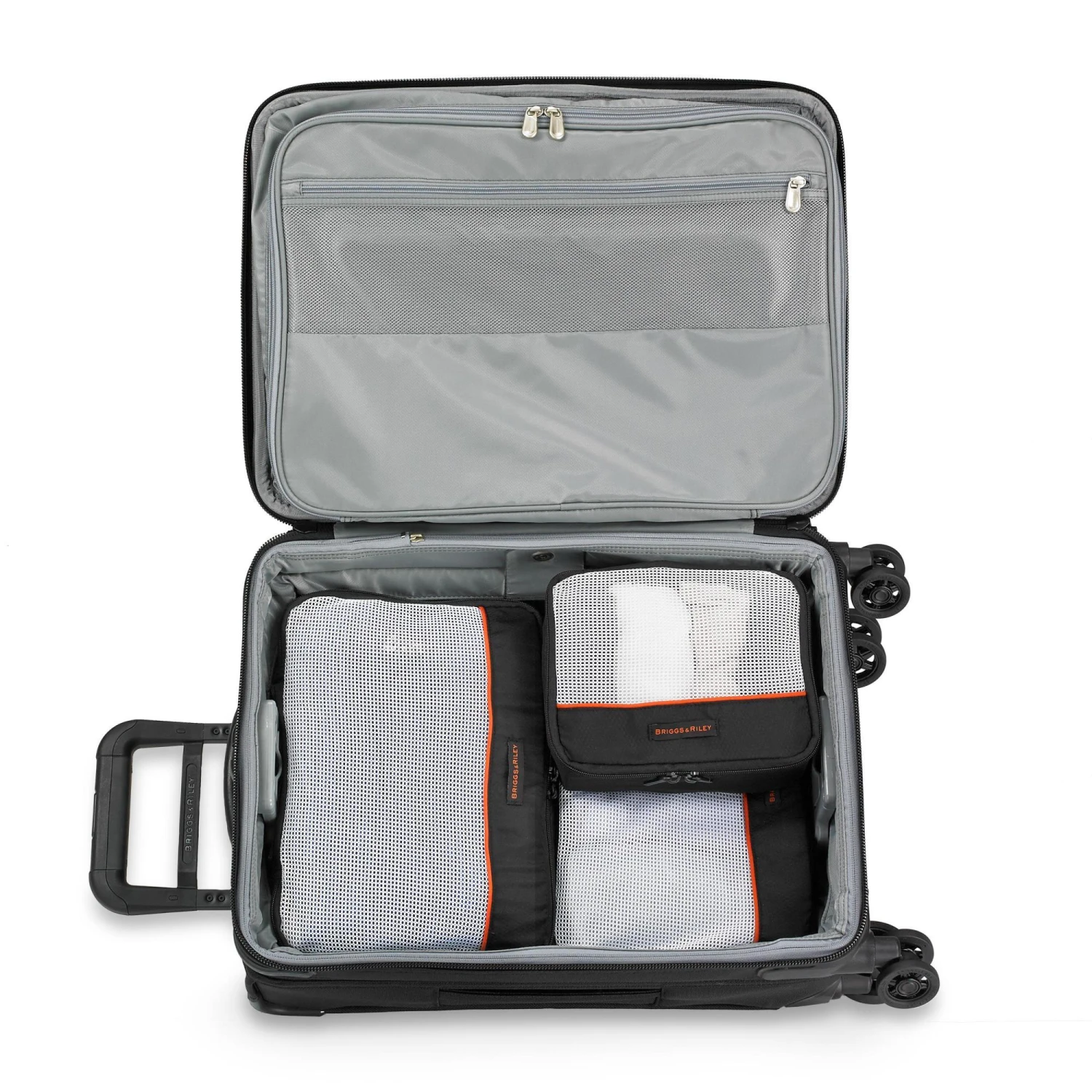Briggs & Riley Travel Basics 3-Piece Packing Cube Set - Black Organizational Travel Inserts 5 Briggs & Riley Travel Basics 3-Piece Packing Cube Set - Black Organizational Travel Inserts - Image 3