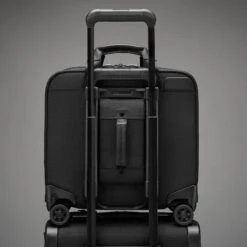 Briggs & Riley @Work 2.0 Black Ballistic Nylon Medium Spinner Brief – 4-Wheel Professional Laptop Bag -Luggage Pros Store Briggs Riley Work 2 0 Medium Spinner Brief 13