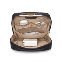 Briggs & Riley @Work 2.0 Tech Kit - Black Ballistic Nylon Professional Cable & Accessory Organizer -Luggage Pros Store Briggs Riley Work 2 0 Tech Kit 11