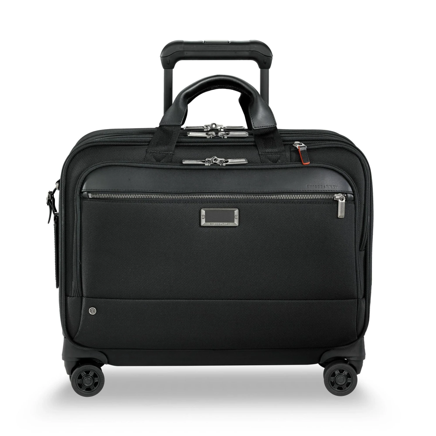Briggs & Riley @Work Large Spinner Brief - Black 1600D Ballistic Nylon 4-Wheel 17" Laptop Case 5 Briggs & Riley @Work Large Spinner Brief - Black 1600D Ballistic Nylon 4-Wheel 17" Laptop Case - Image 3